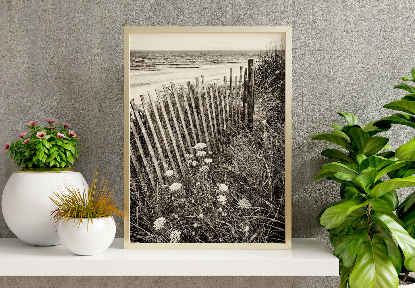 Cape Henlopen Herring point vintage Style Print