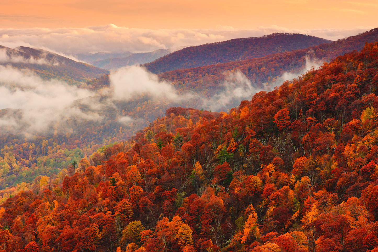 Autumn Storm Clearing, Shenandoah
