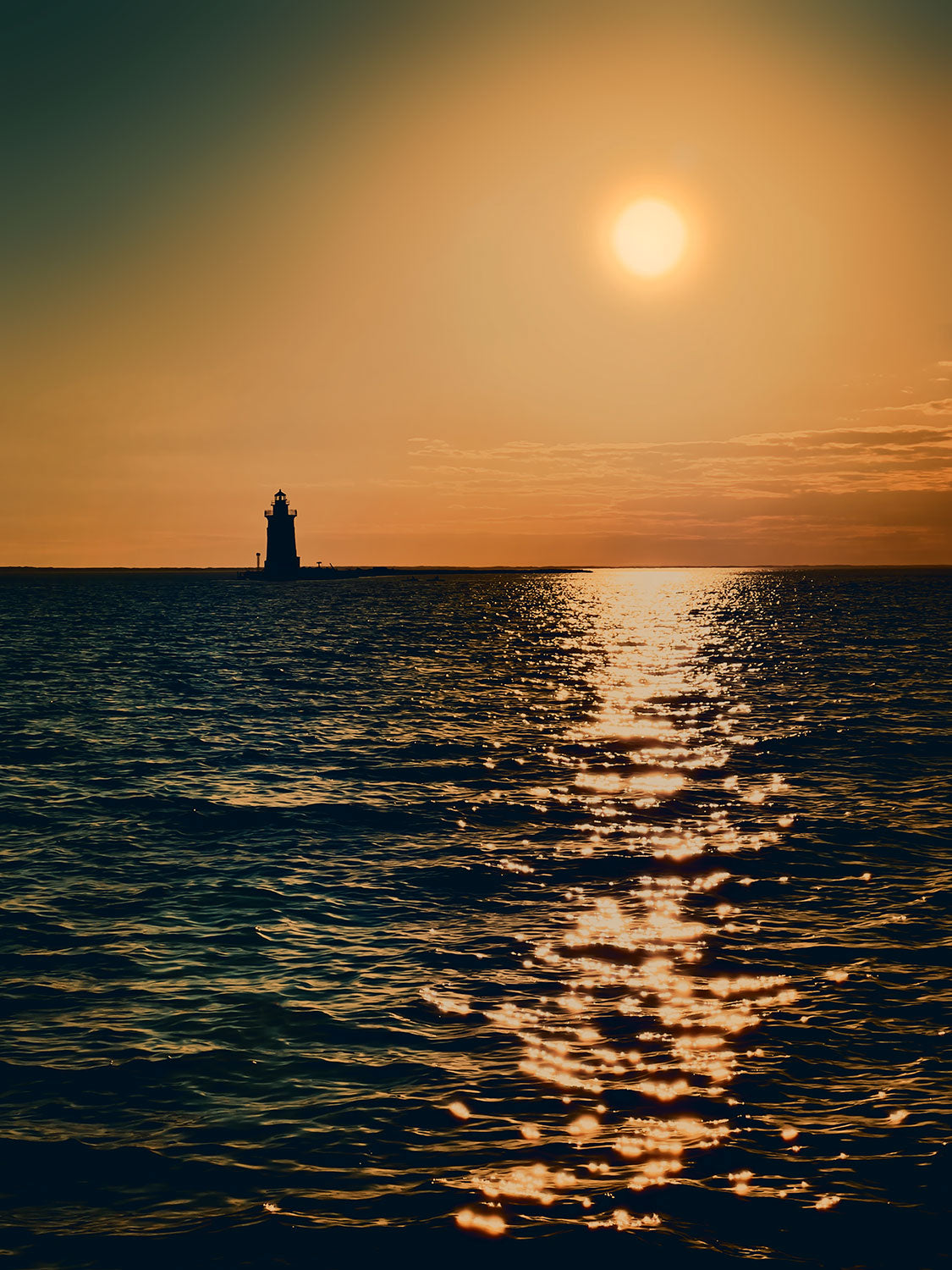 Sunset at Cape Henlopen East End Light Delaware Breakwater