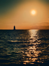 Load image into Gallery viewer, Sunset at Cape Henlopen East End Light Delaware Breakwater

