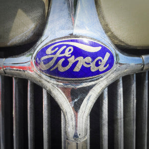 Vintage Ford truck grill emblem, Vintage truck, truck photo, truck art, chrome, classic , usa,