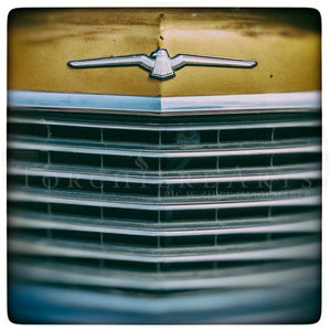 Ford Thunderbird Art, Retro Automobile Wall Art, Vintage Car, Classic Car Grill, Thunderbird Emblem, Car Photography, Fine Art Photography